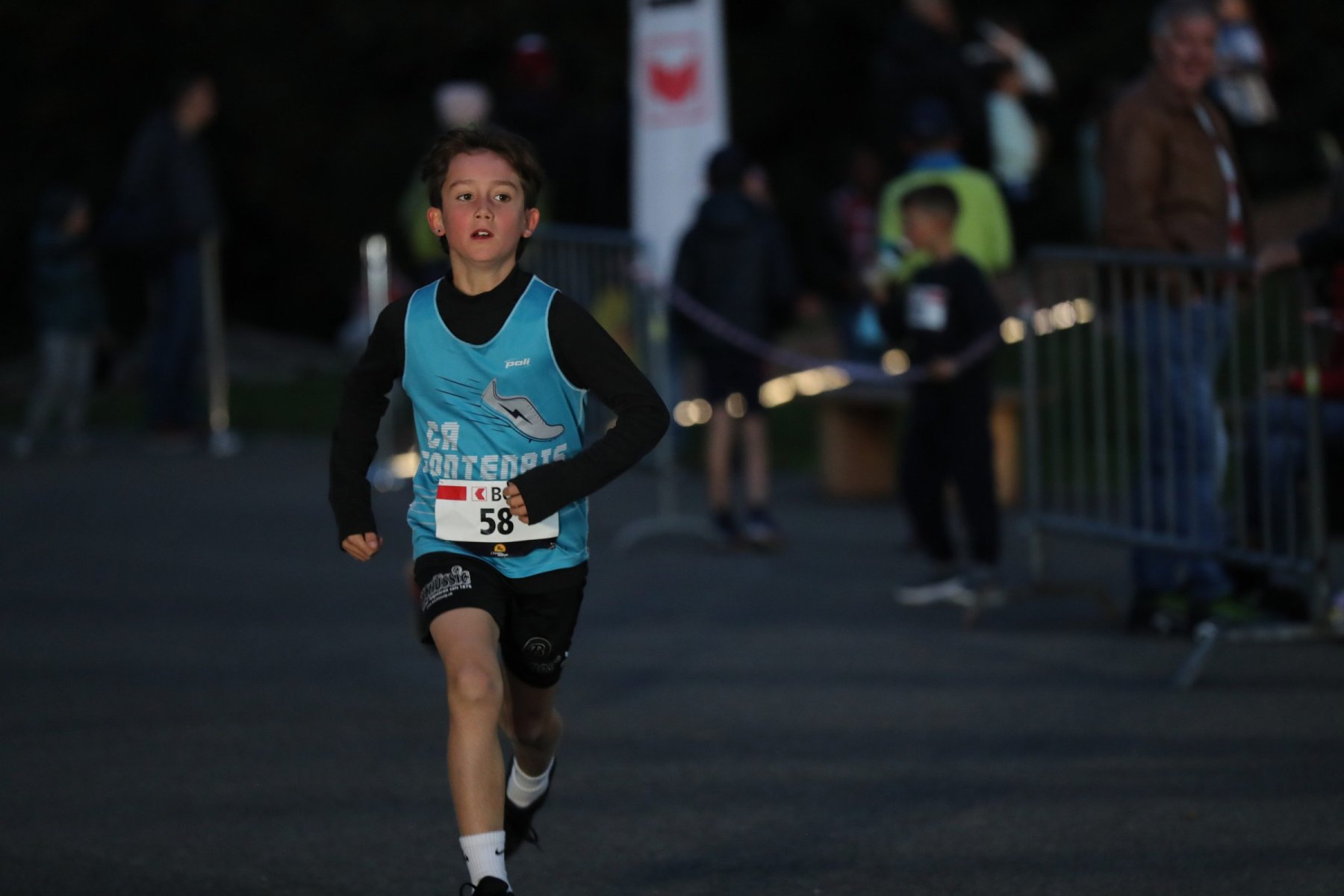Athlètes du CA Fontenais après une course